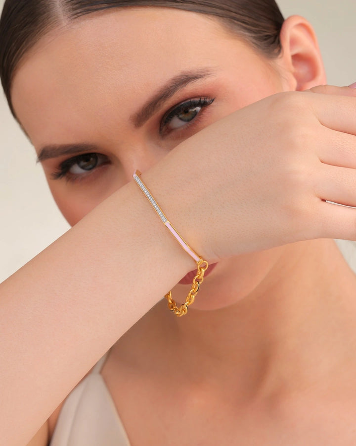 Enamel & Iced out Bracelet