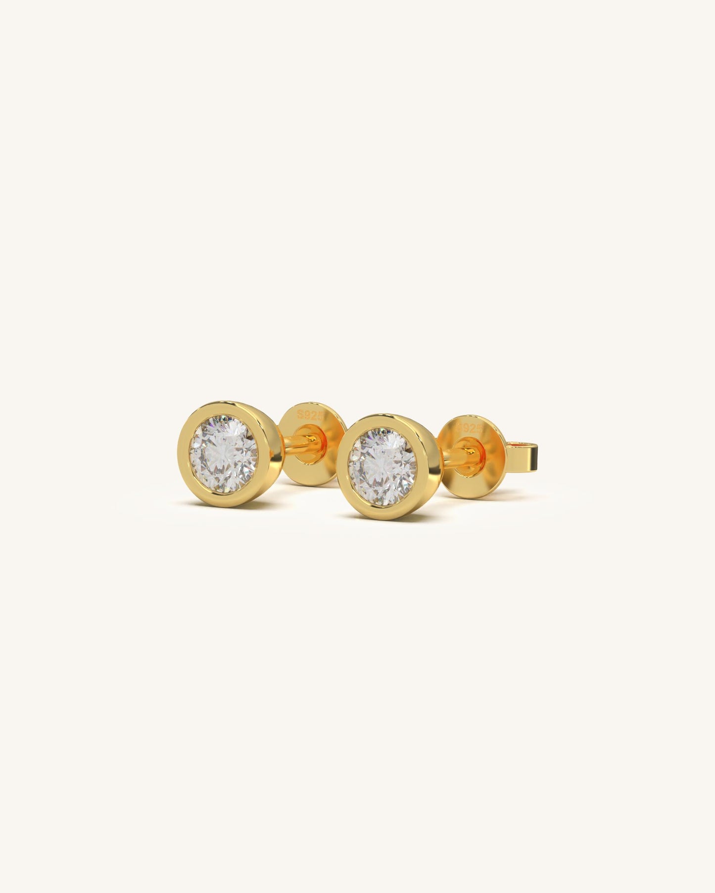 Shiny Stud Earrings
