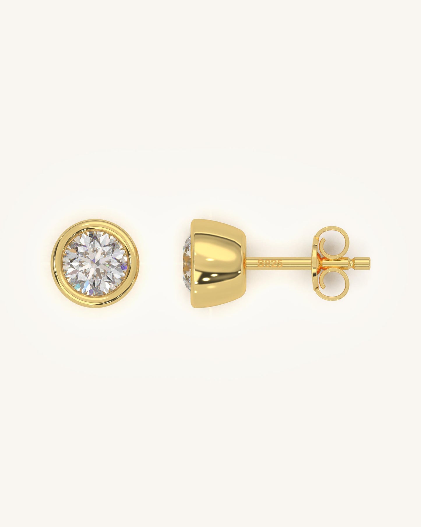 Round Shine Earrings
