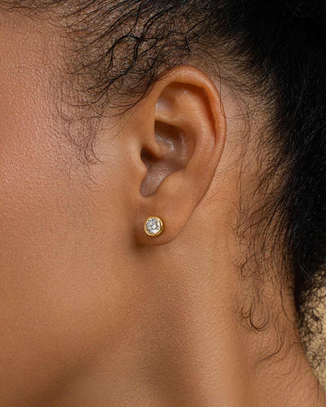 Round Shine Earrings