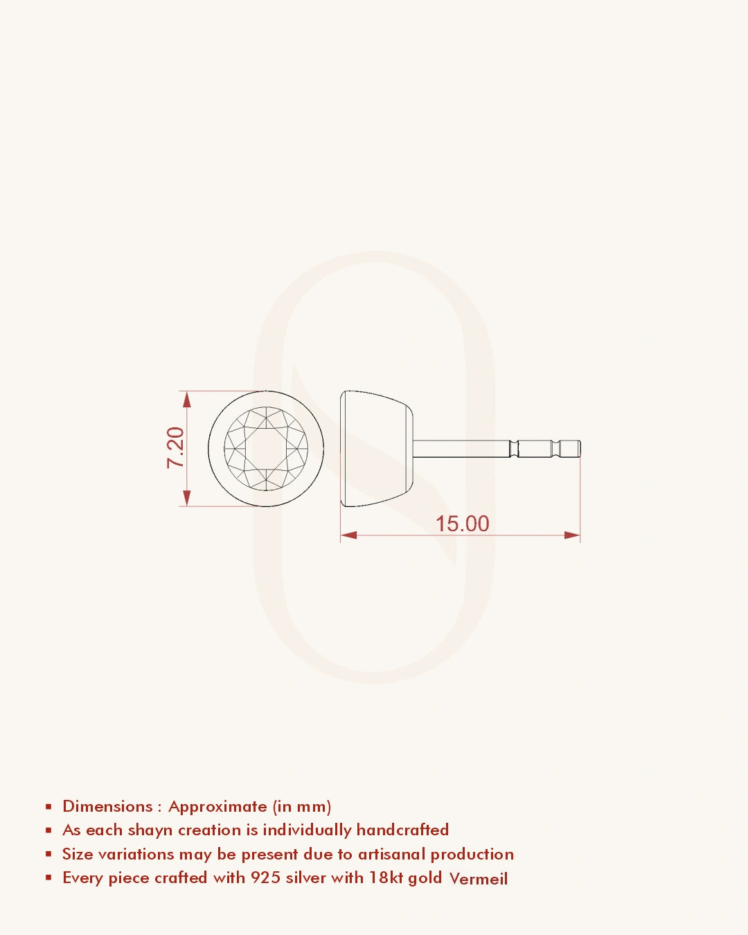 Tiny Diamond Stud Earrings