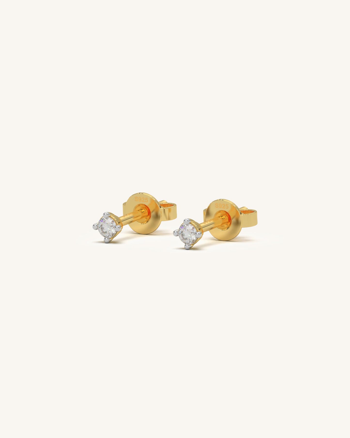Diamond Dot Earrings