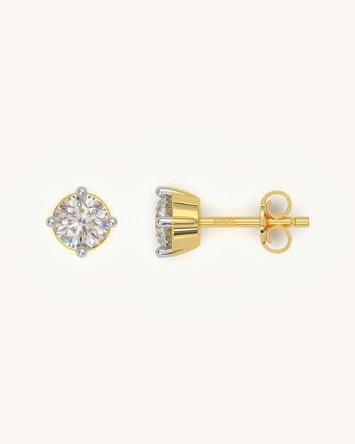 Diamond Dot Earrings