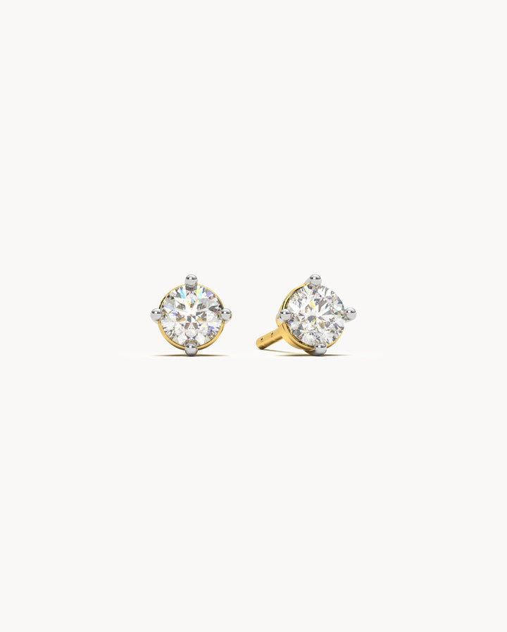 Diamond Dot Earrings