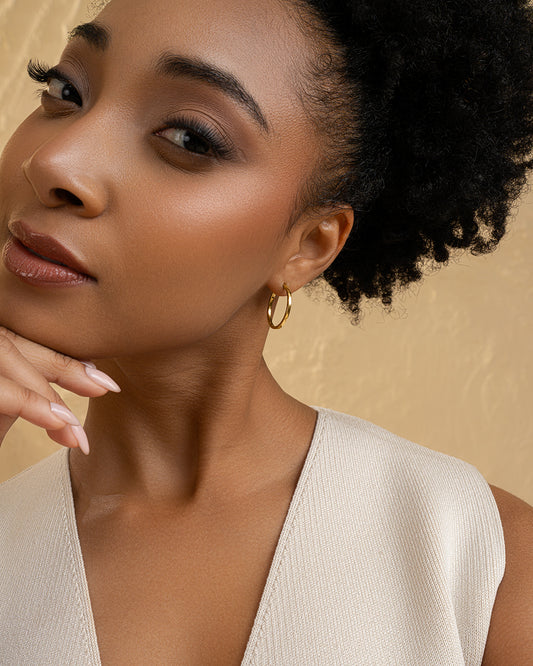Bold Round Hoops