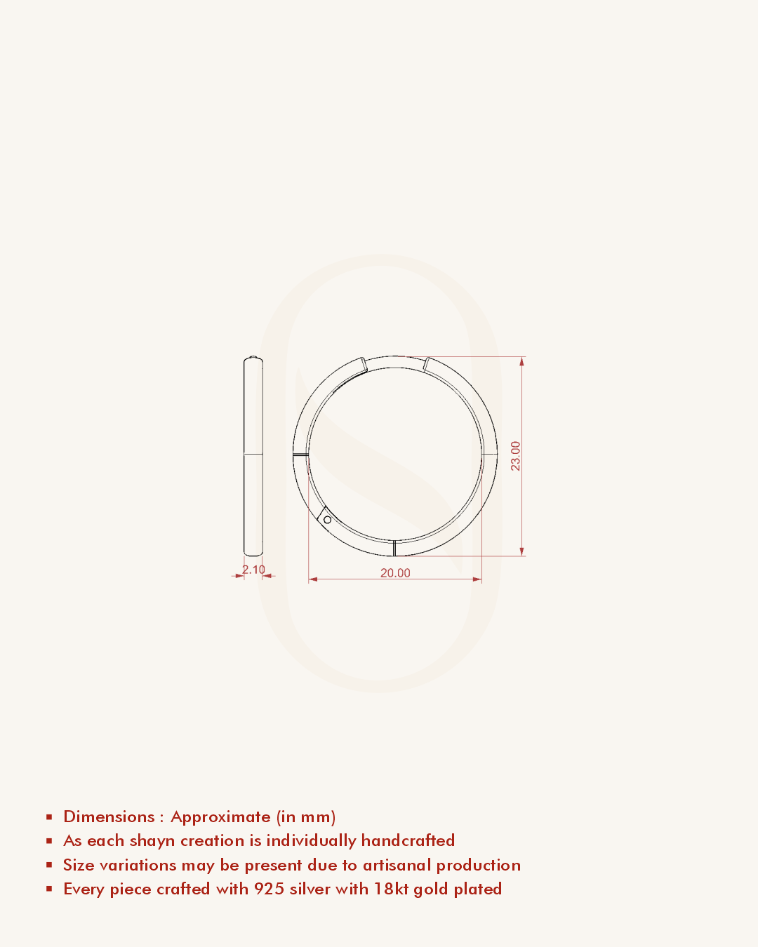 Bold Round Hoops