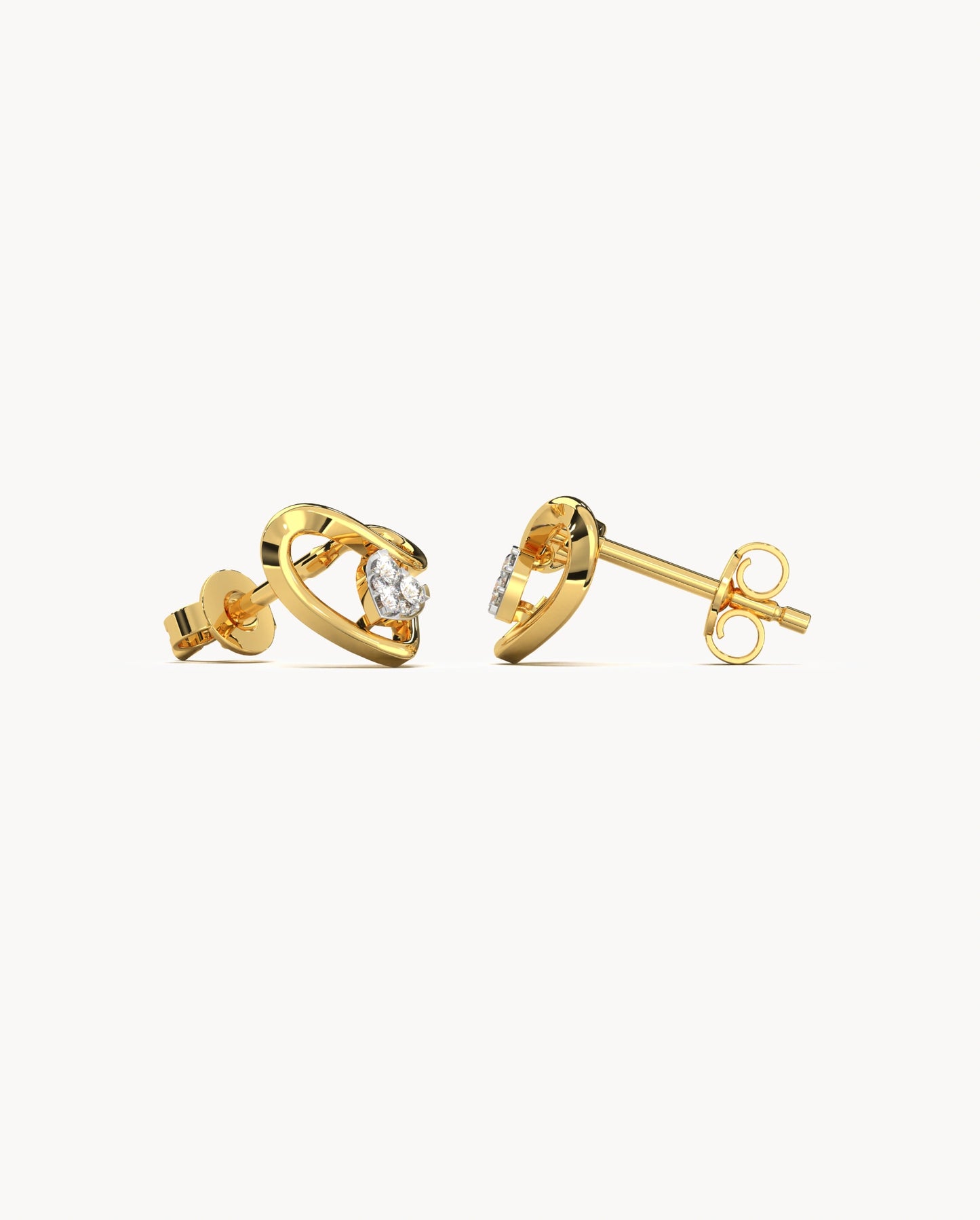 Heart Glow Studs