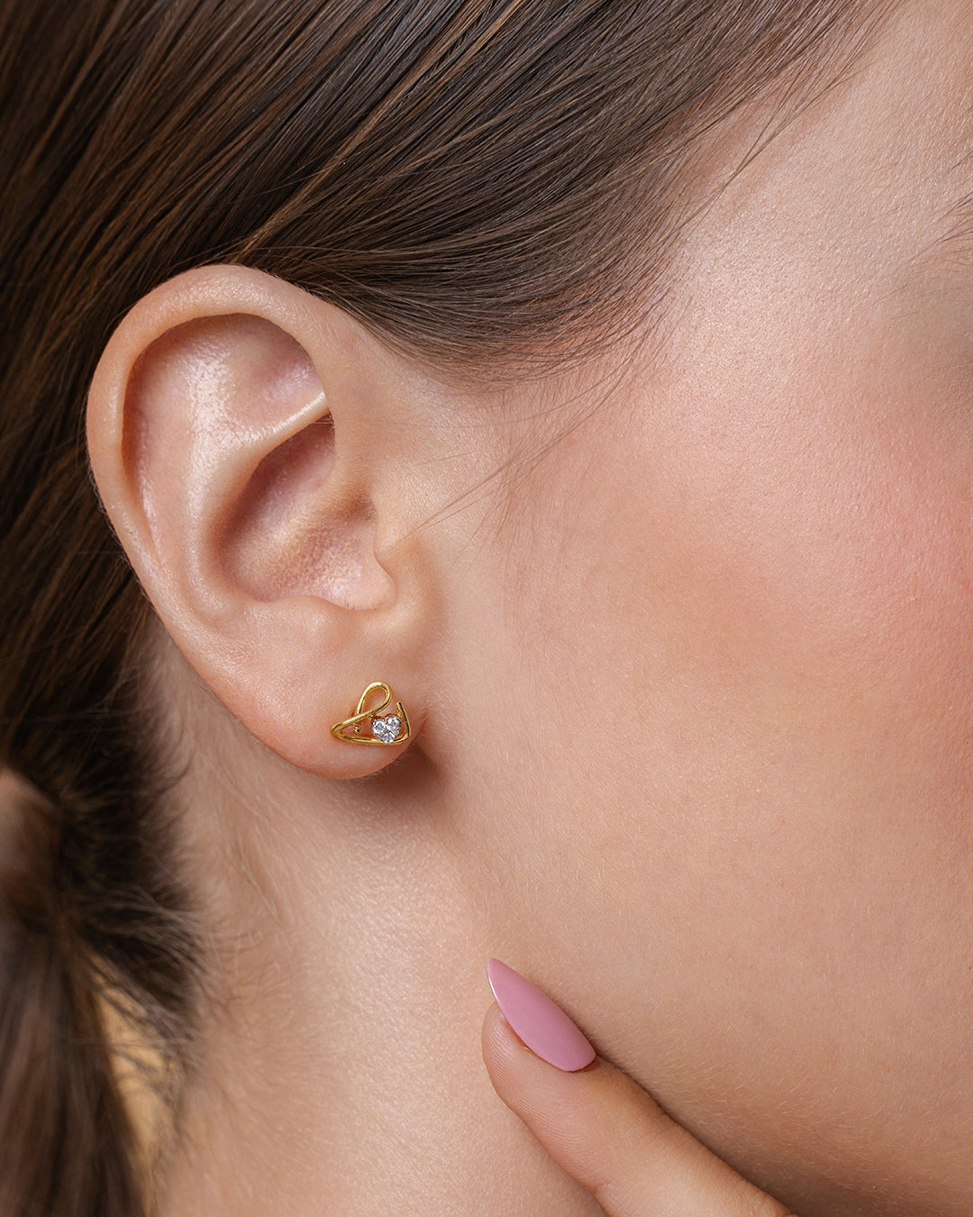 Heart Glow Studs