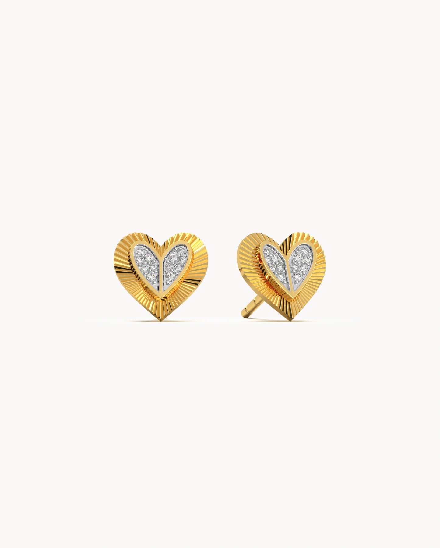 Heartfelt Sparkle Studs