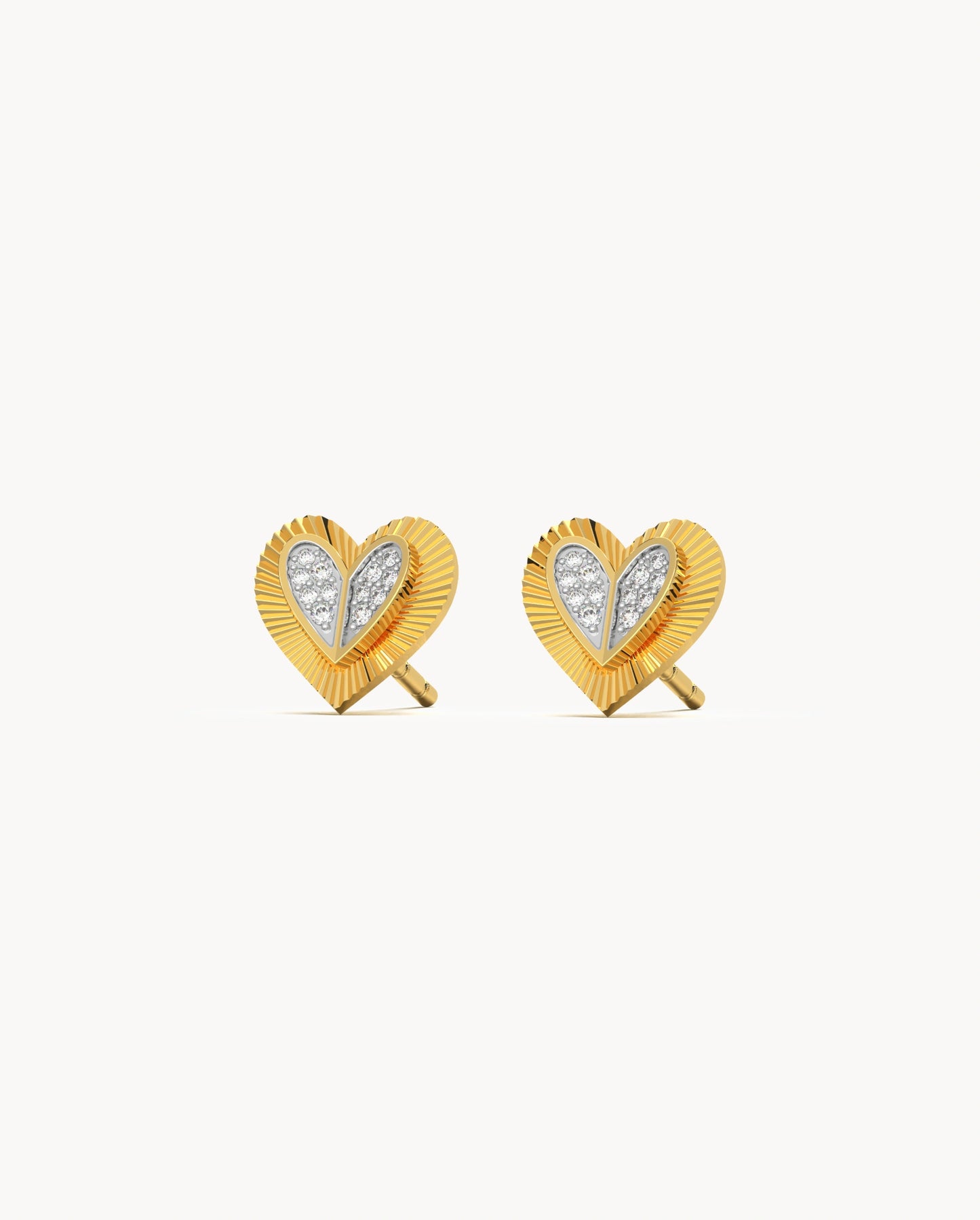 Heartfelt Sparkle Studs