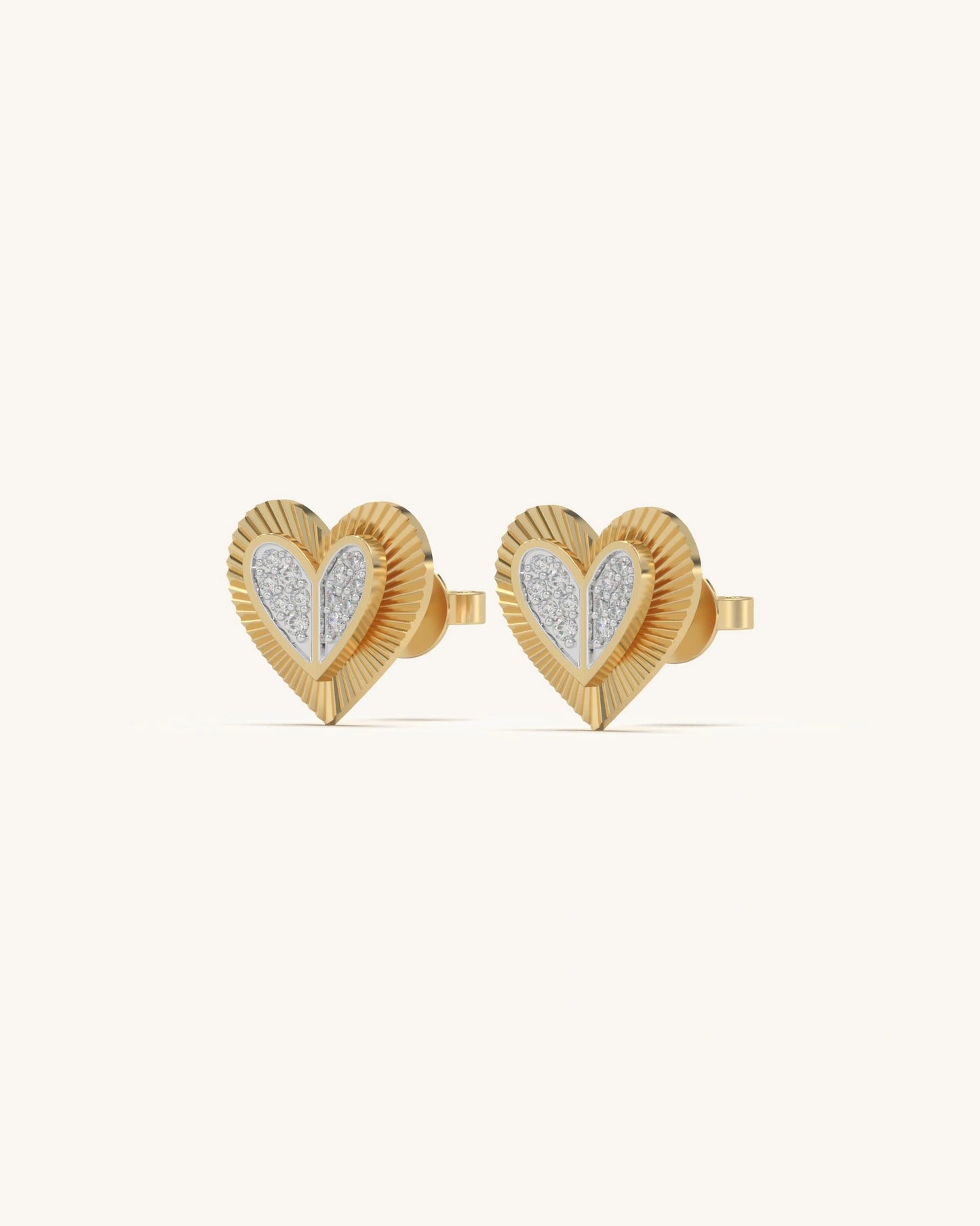 Heartfelt Sparkle Studs