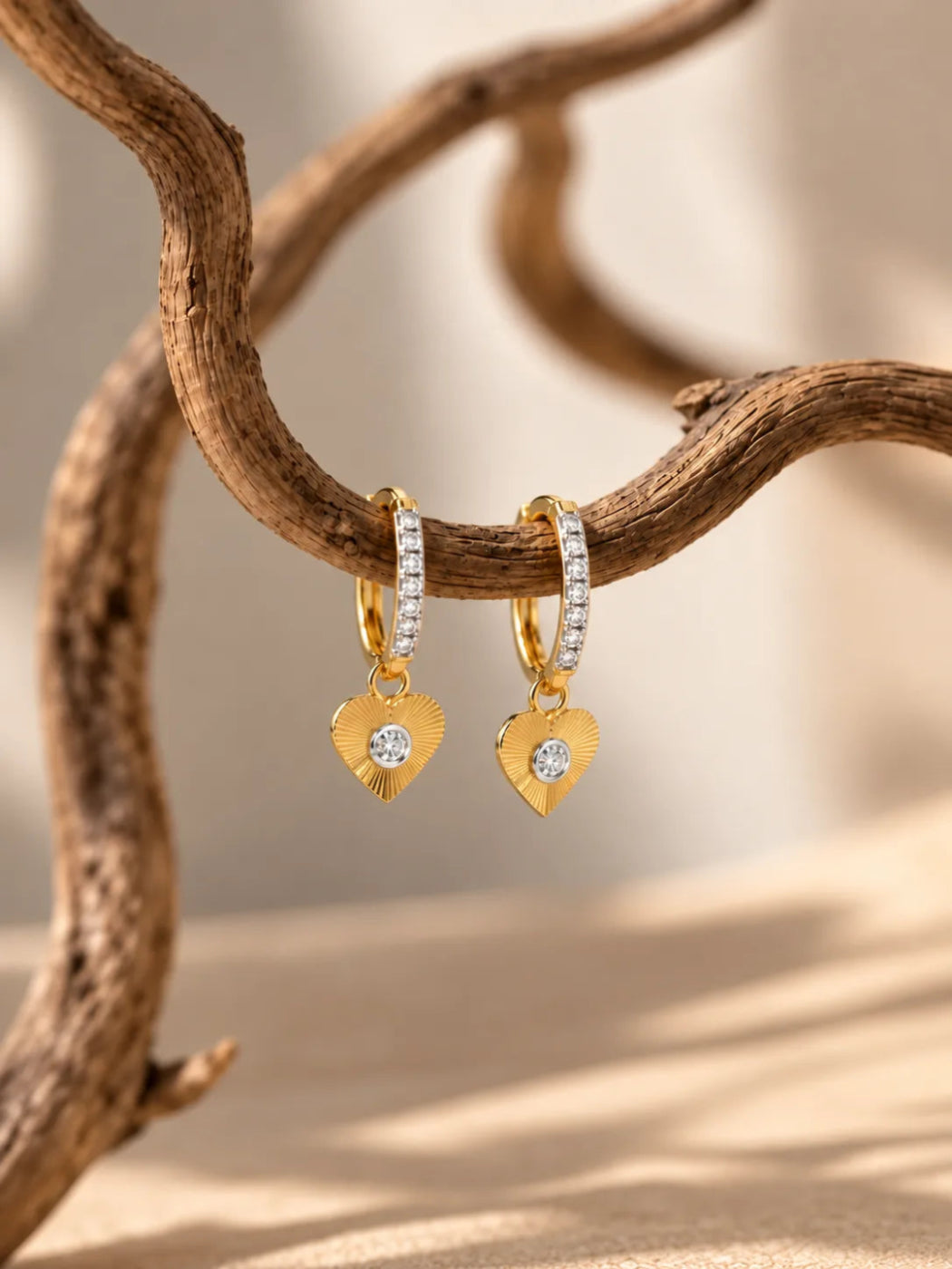 Heart Drop Hoops