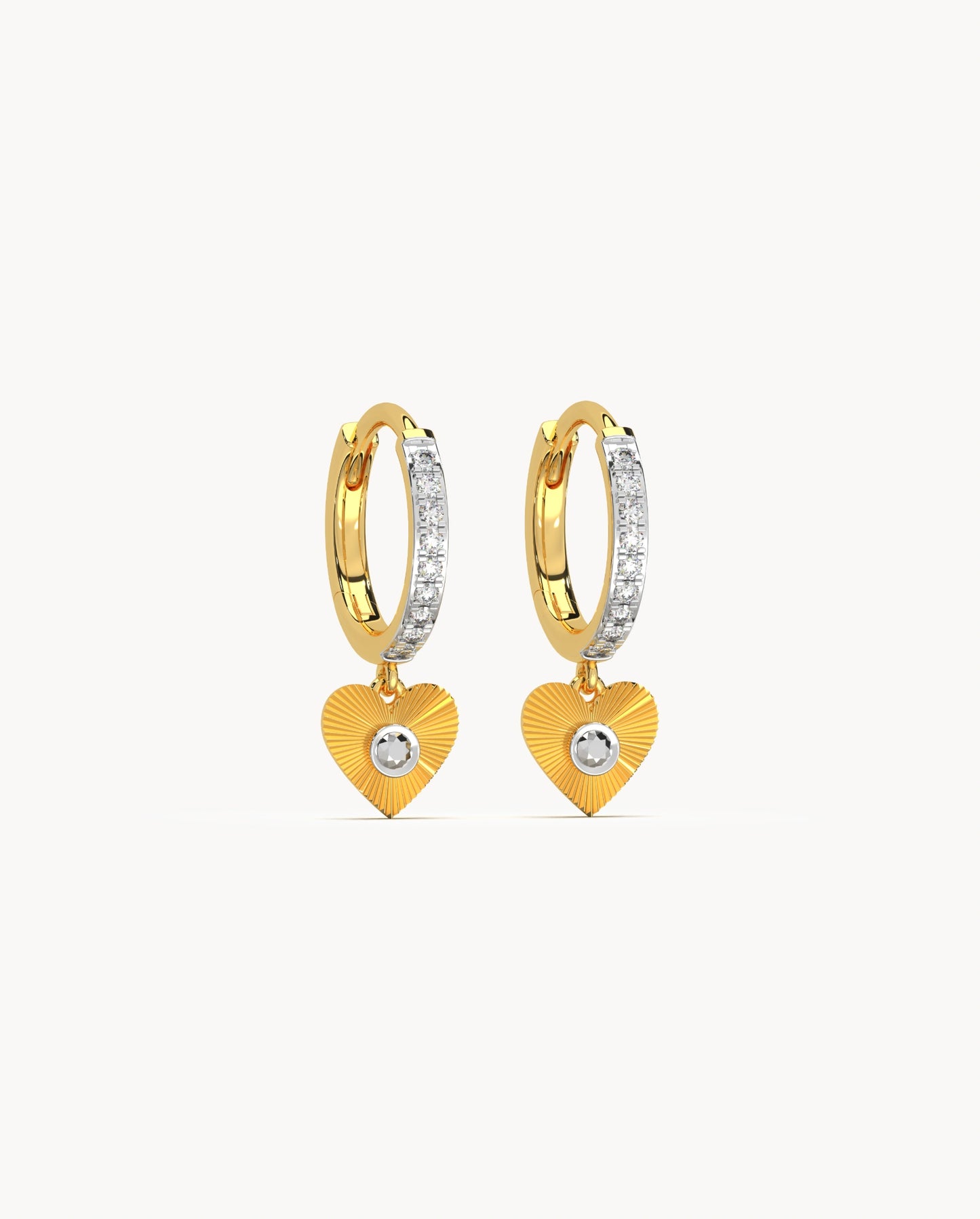 Heart Drop Hoops