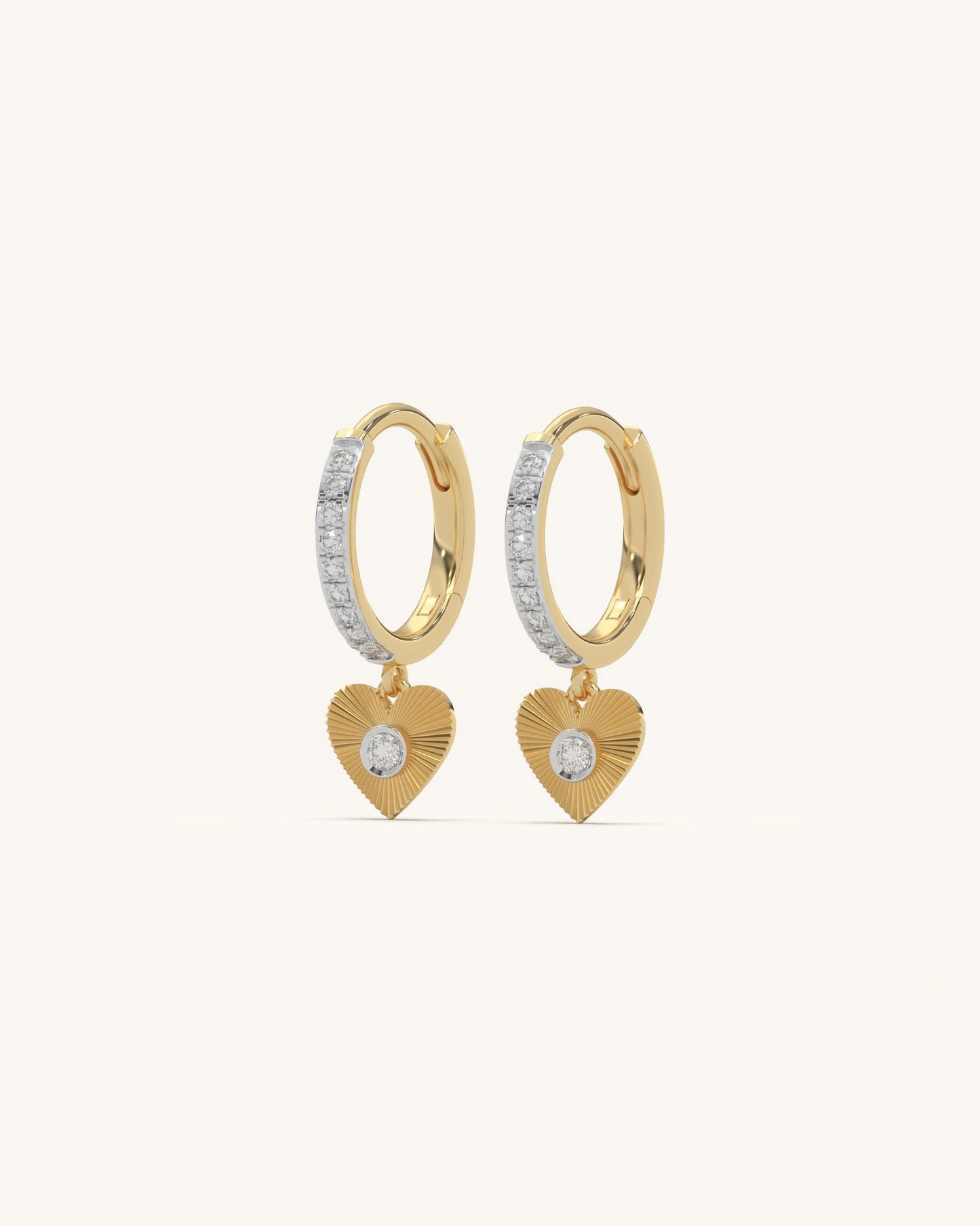 Heart Drop Hoops