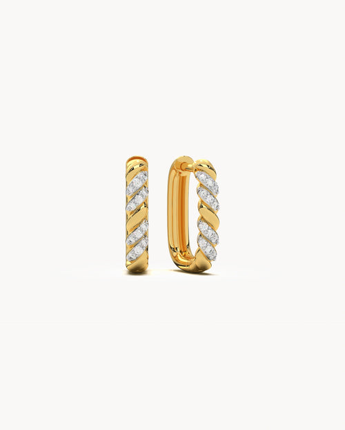 Rectangle Hoop Earrings