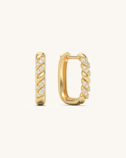 Corded Allure Hoops