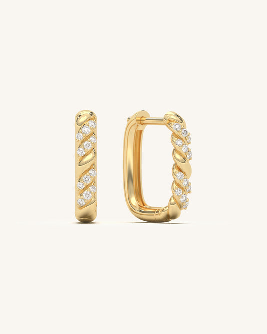 Corded Allure Hoops