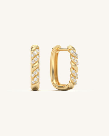 Corded Allure Hoops