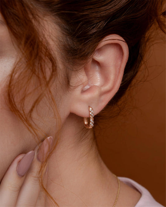 Corded Allure Hoops