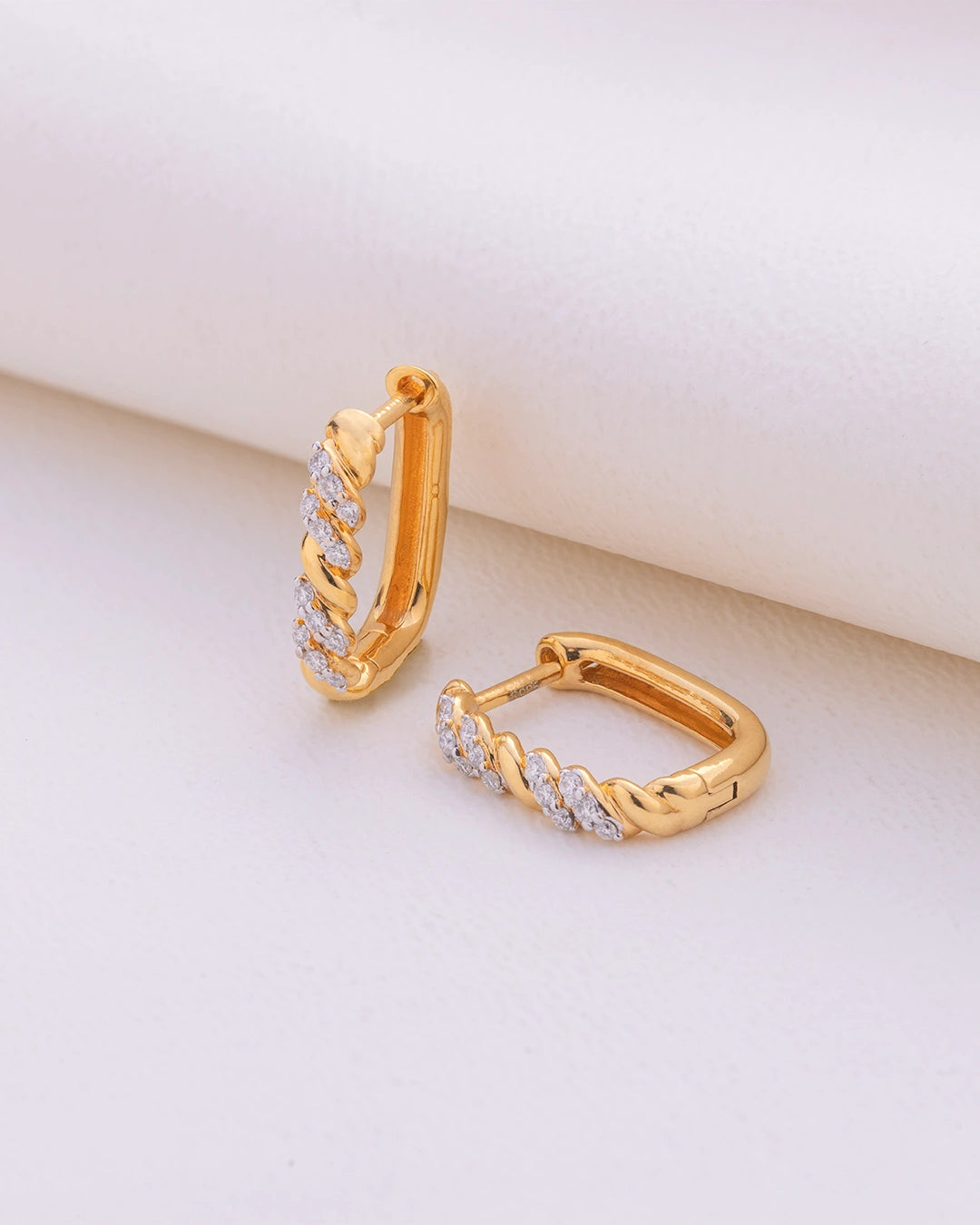 Rectangle Hoop Earrings