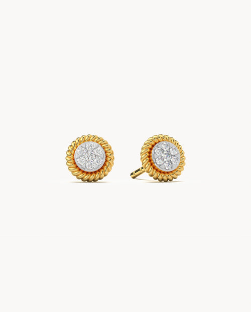 Entwined Diamond Studs
