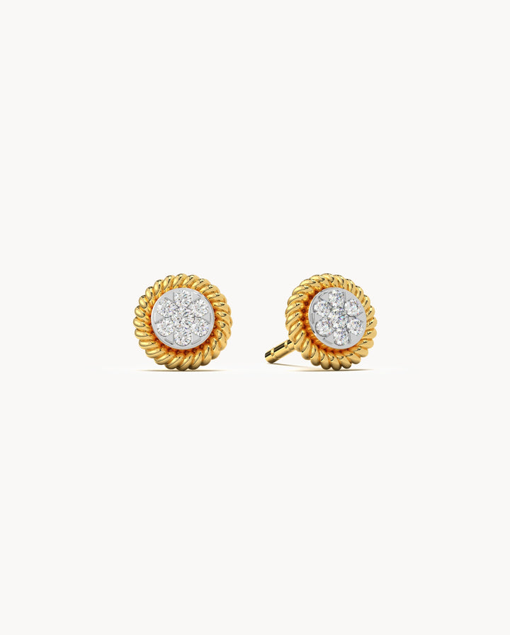 Entwined Diamond Studs