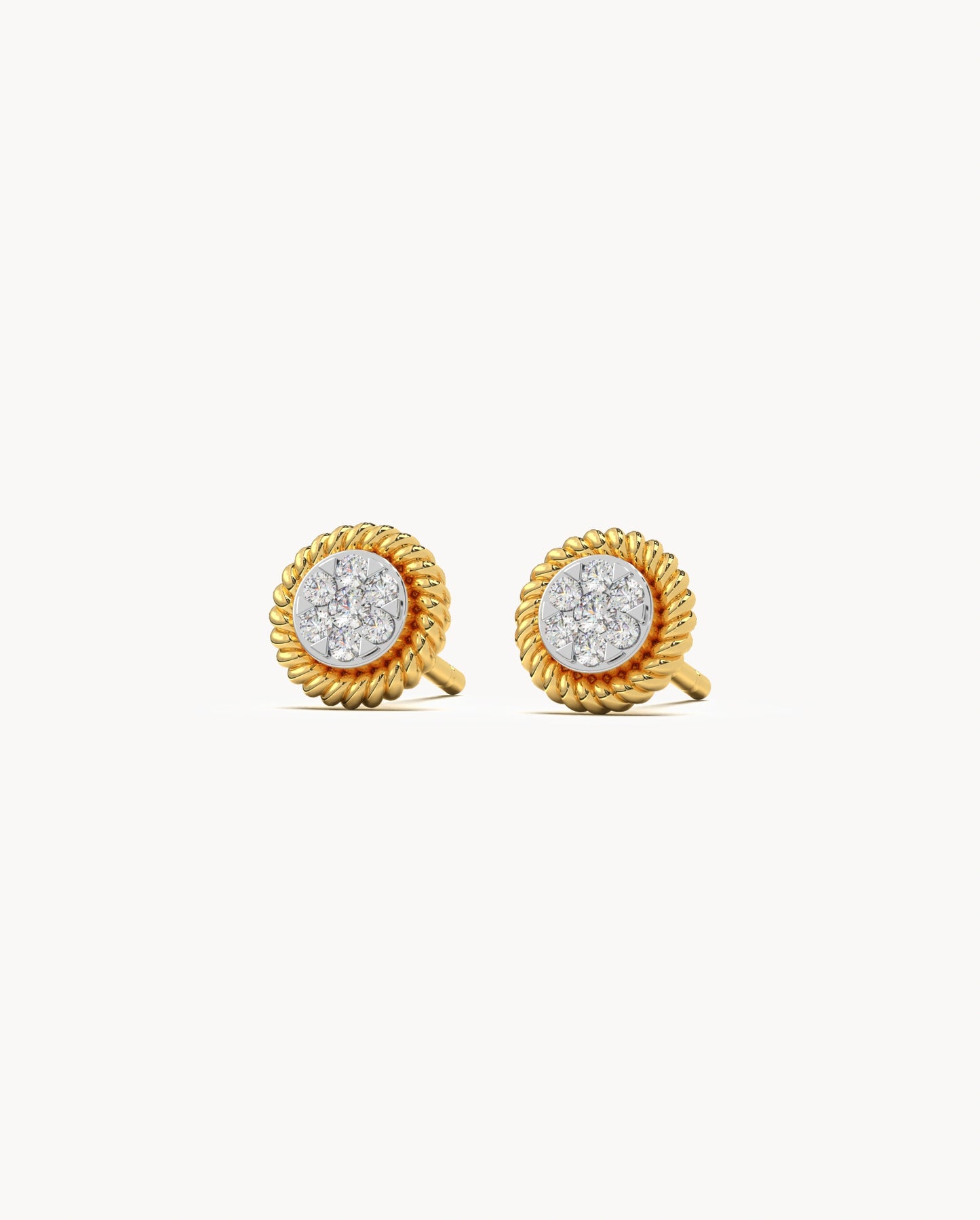 Entwined Diamond Studs