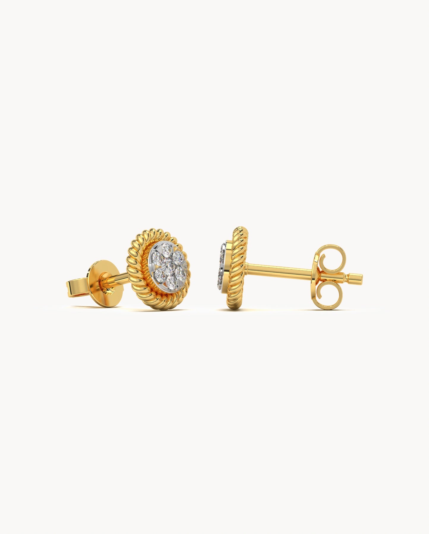 Entwined Diamond Studs