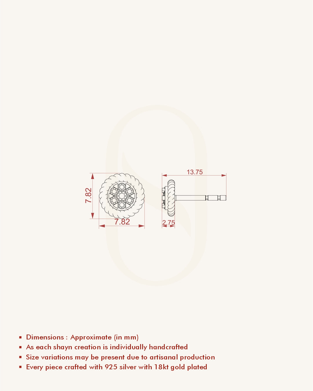 Entwined Diamond Studs