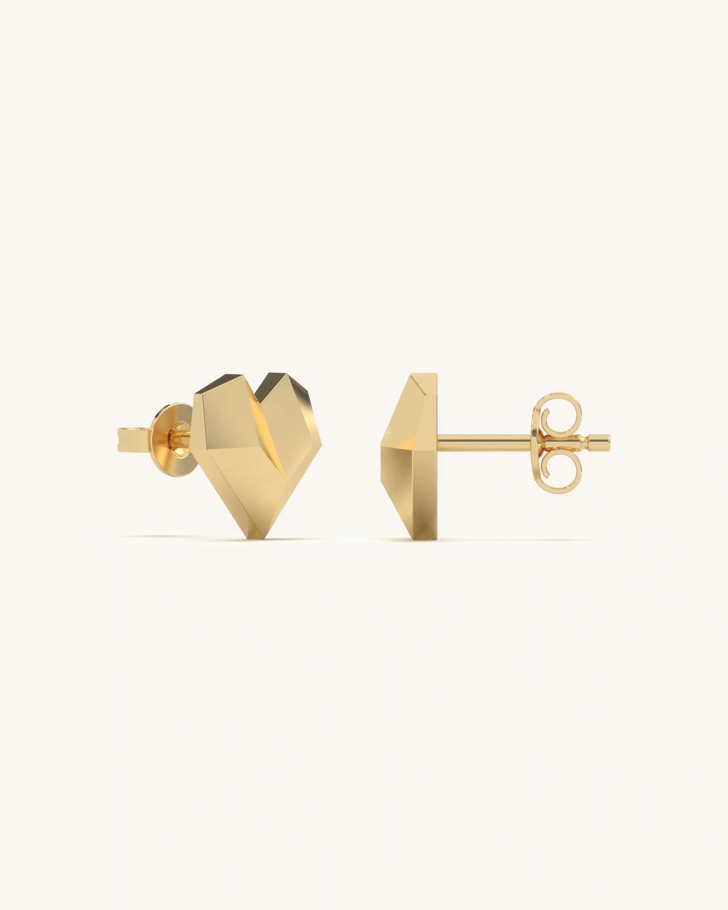 Dazzling Heart Studs