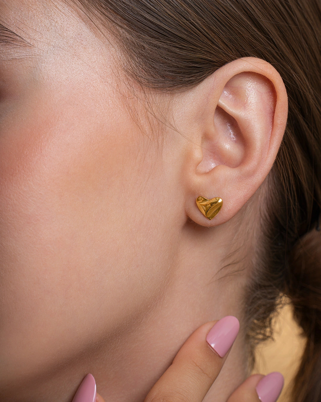 Delightful Heart Studs