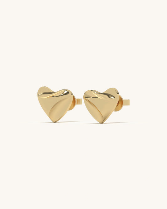 Delightful Heart Studs