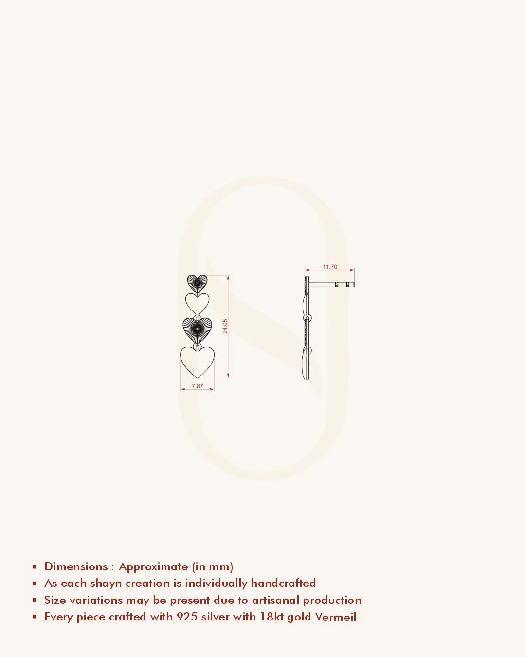 Enchanting Heart Earrings