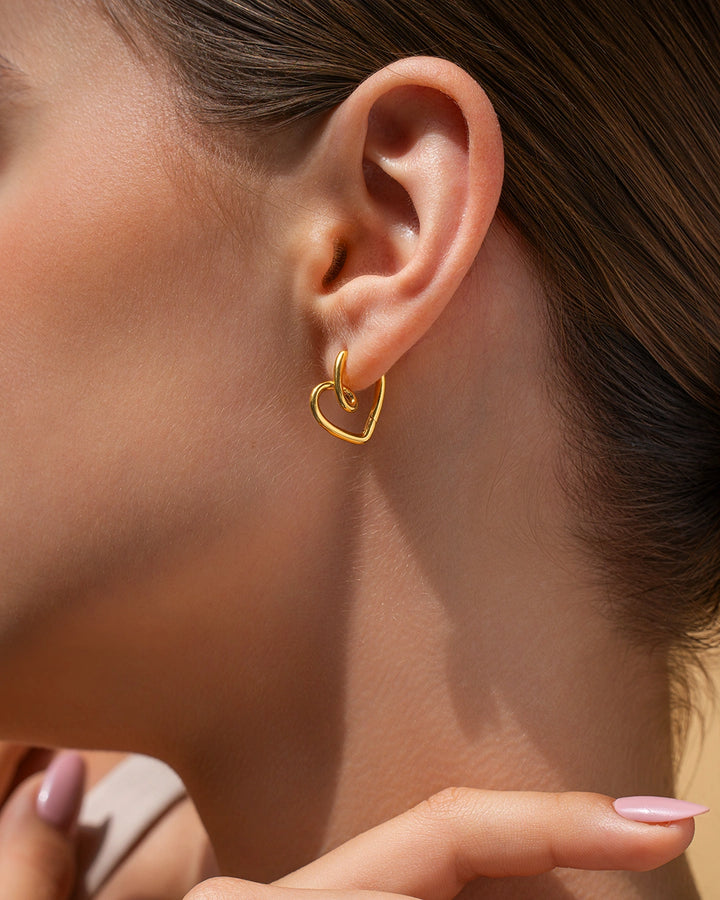 Delicate Heart Hoops