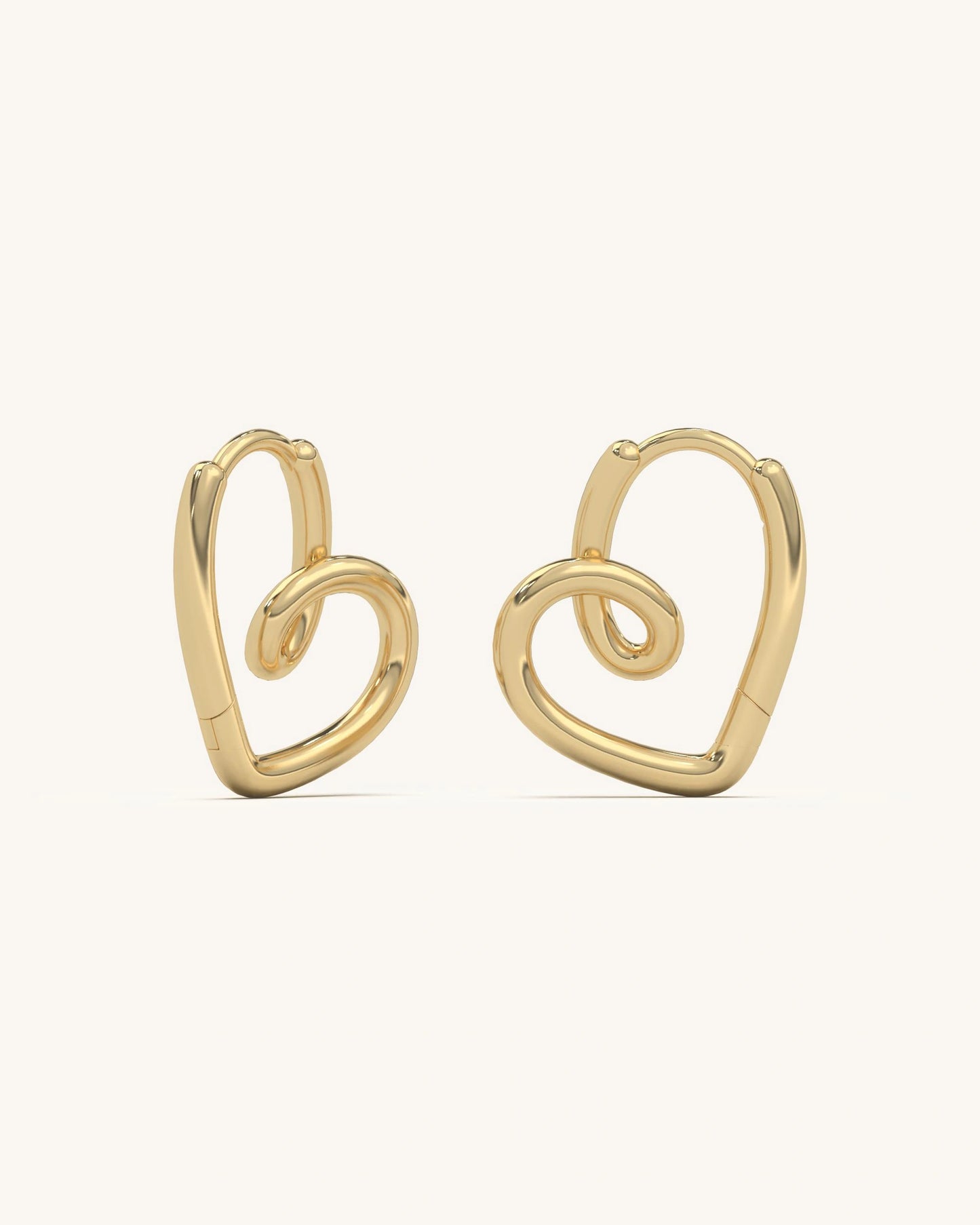 Delicate Heart Hoops