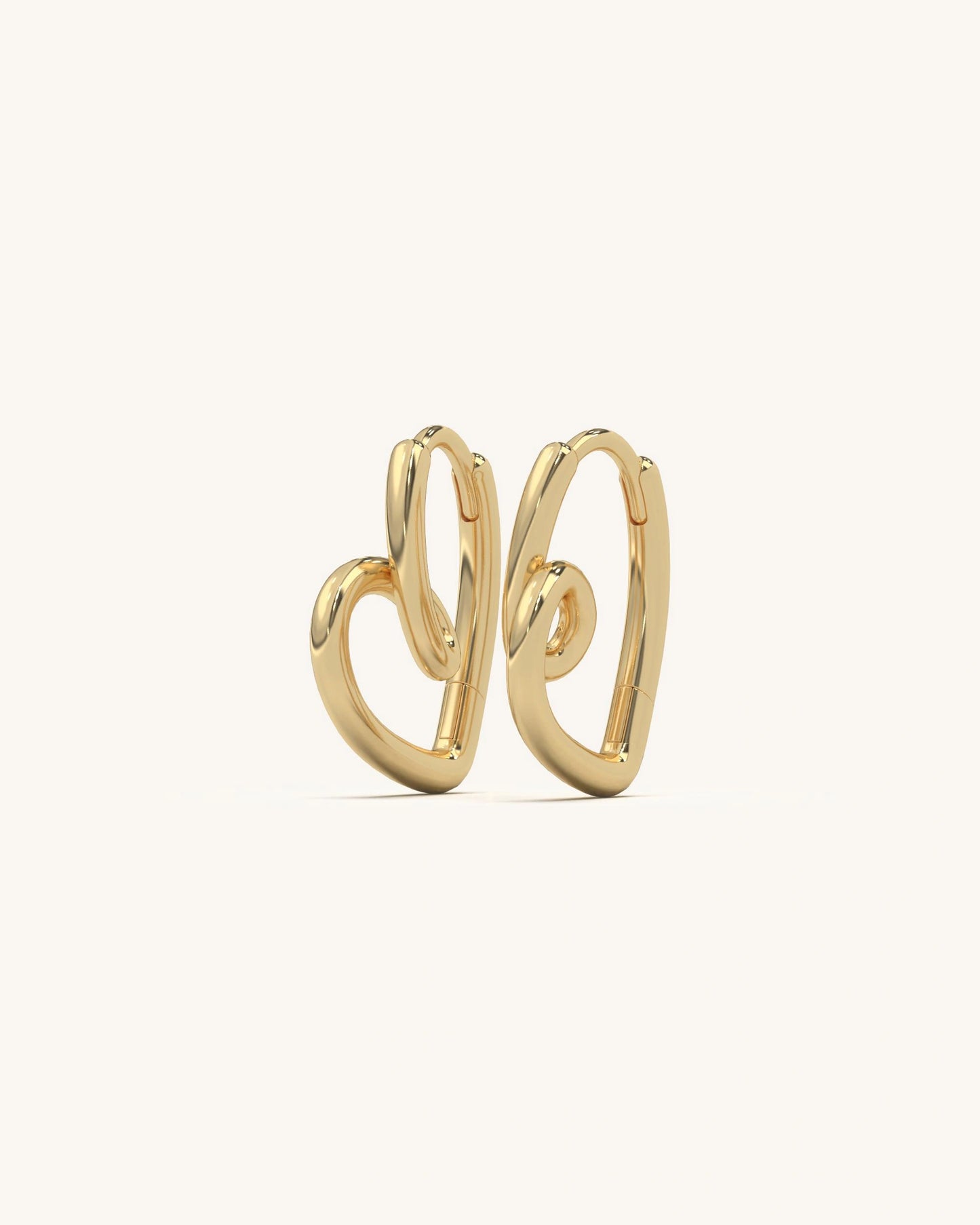 Delicate Heart Hoops
