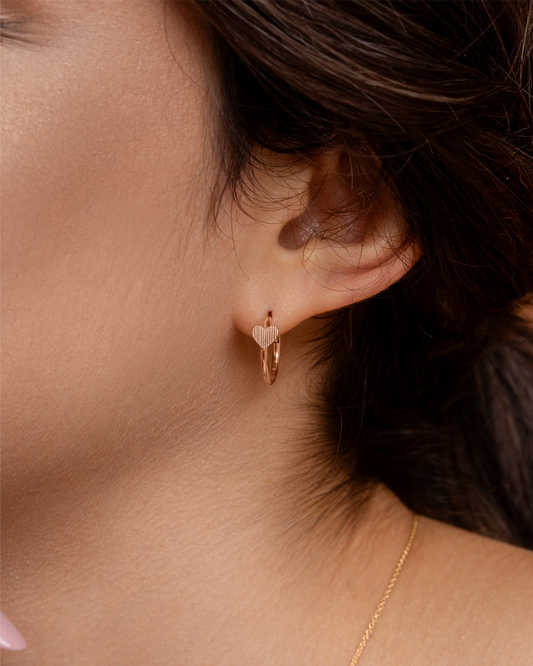 Heart Spark Hoops