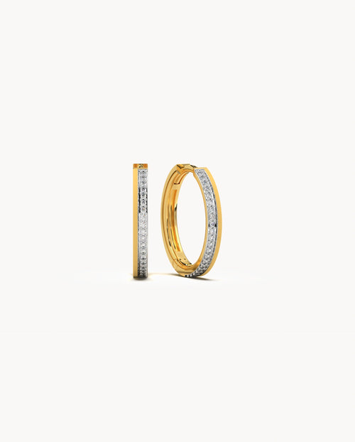 Elegant Moissanite Hoops