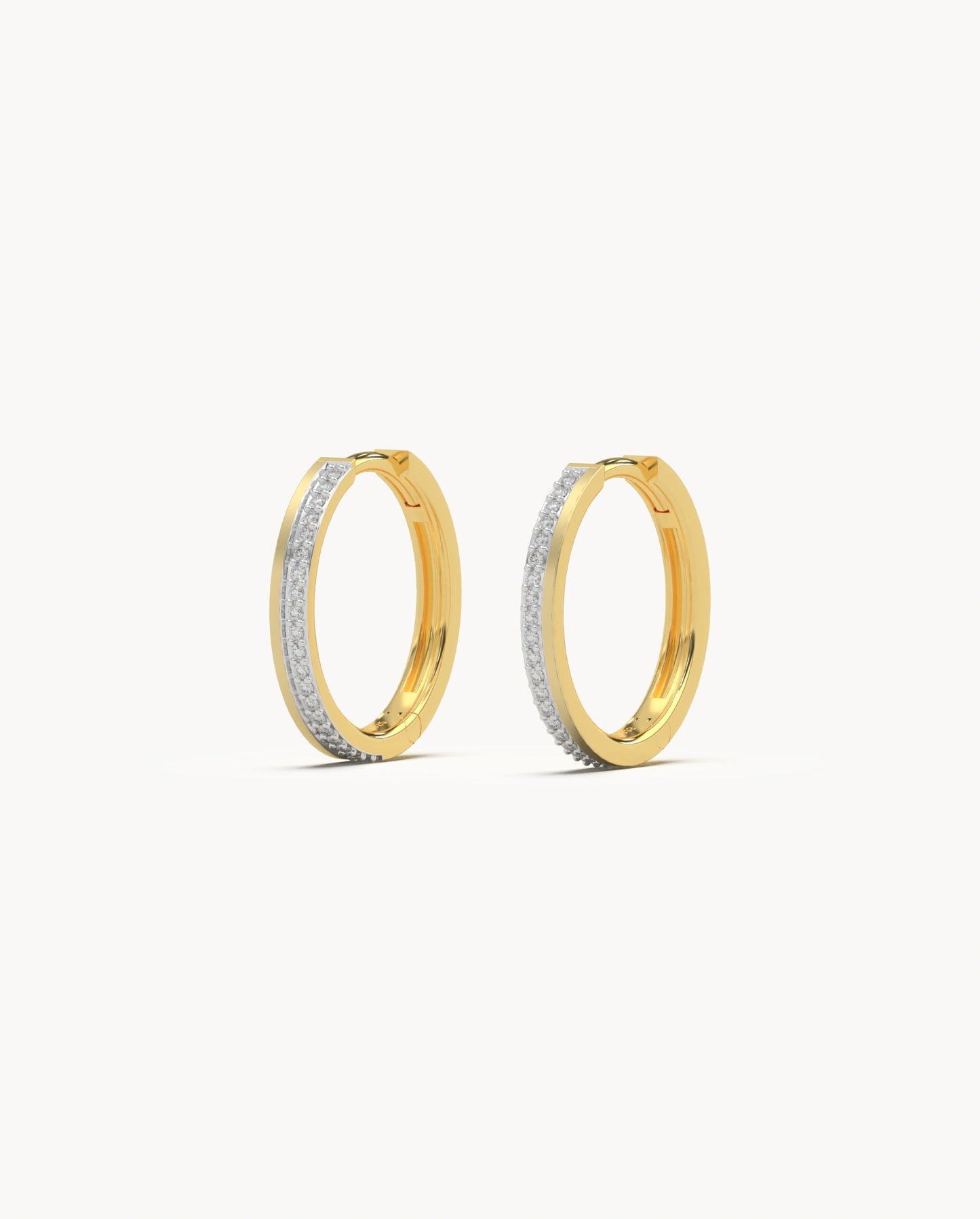 Elegant Moissanite Hoops