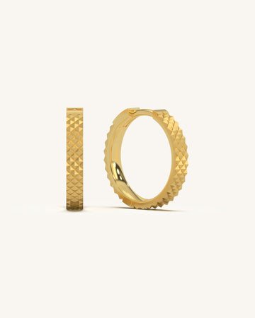 Pyramid Cut Hoops