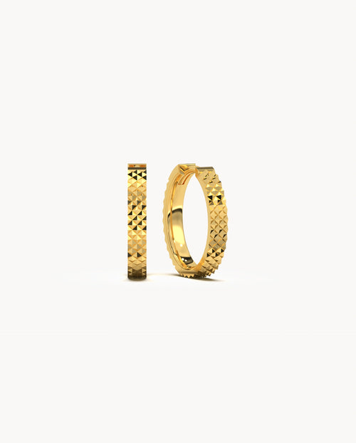 Pyramid Cut Hoops