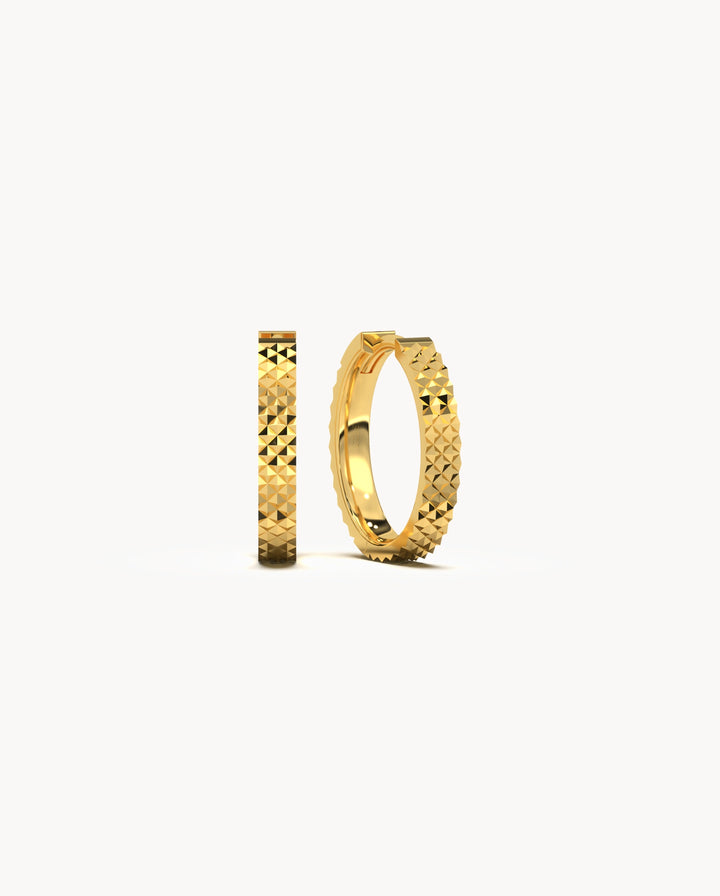 Pyramid Cut Hoops