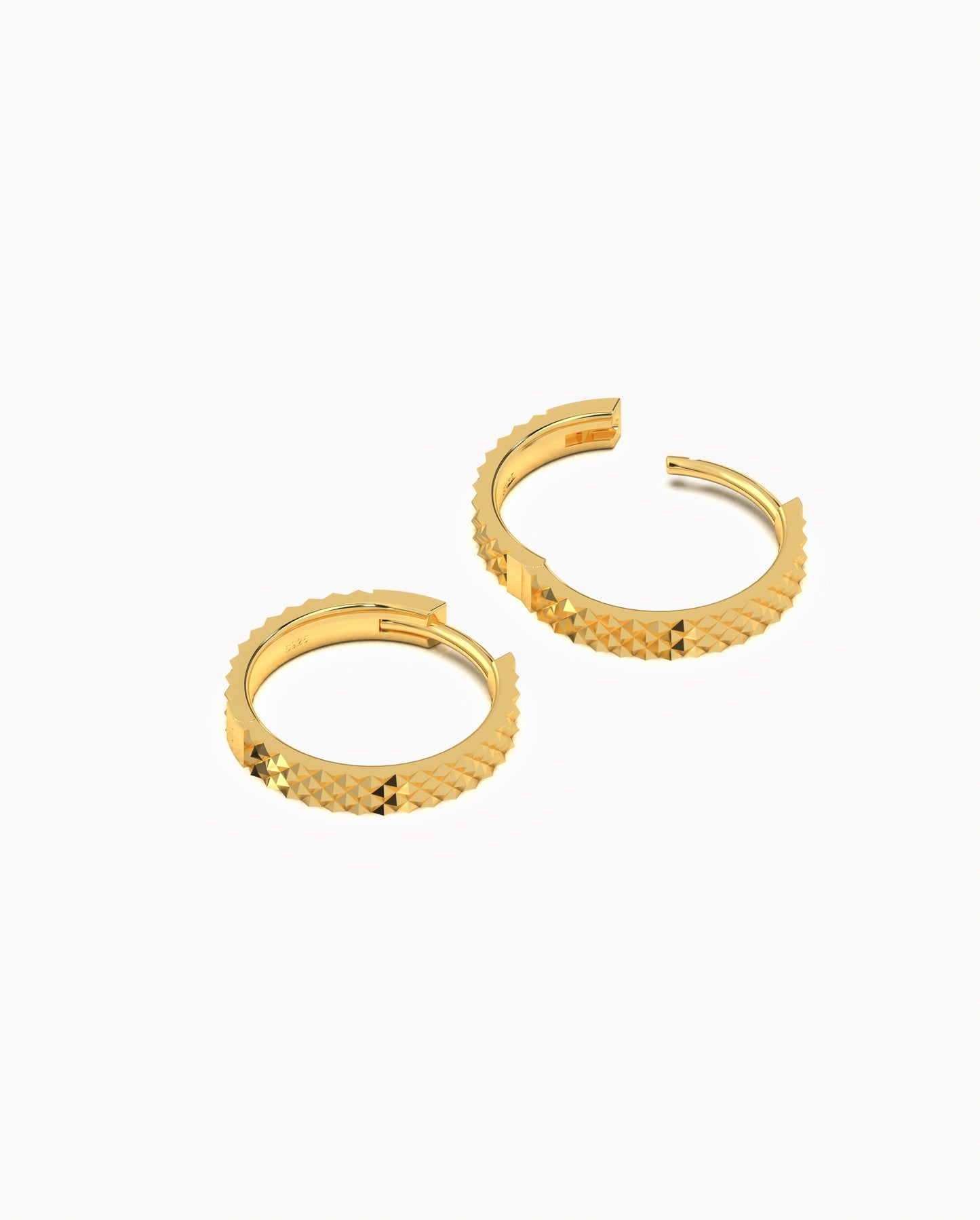 Pyramid Cut Hoops