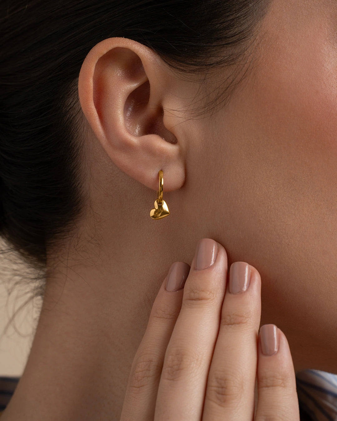 Heart Charm Earrings