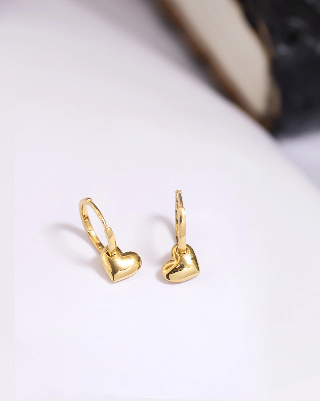 Heart Charm Earrings