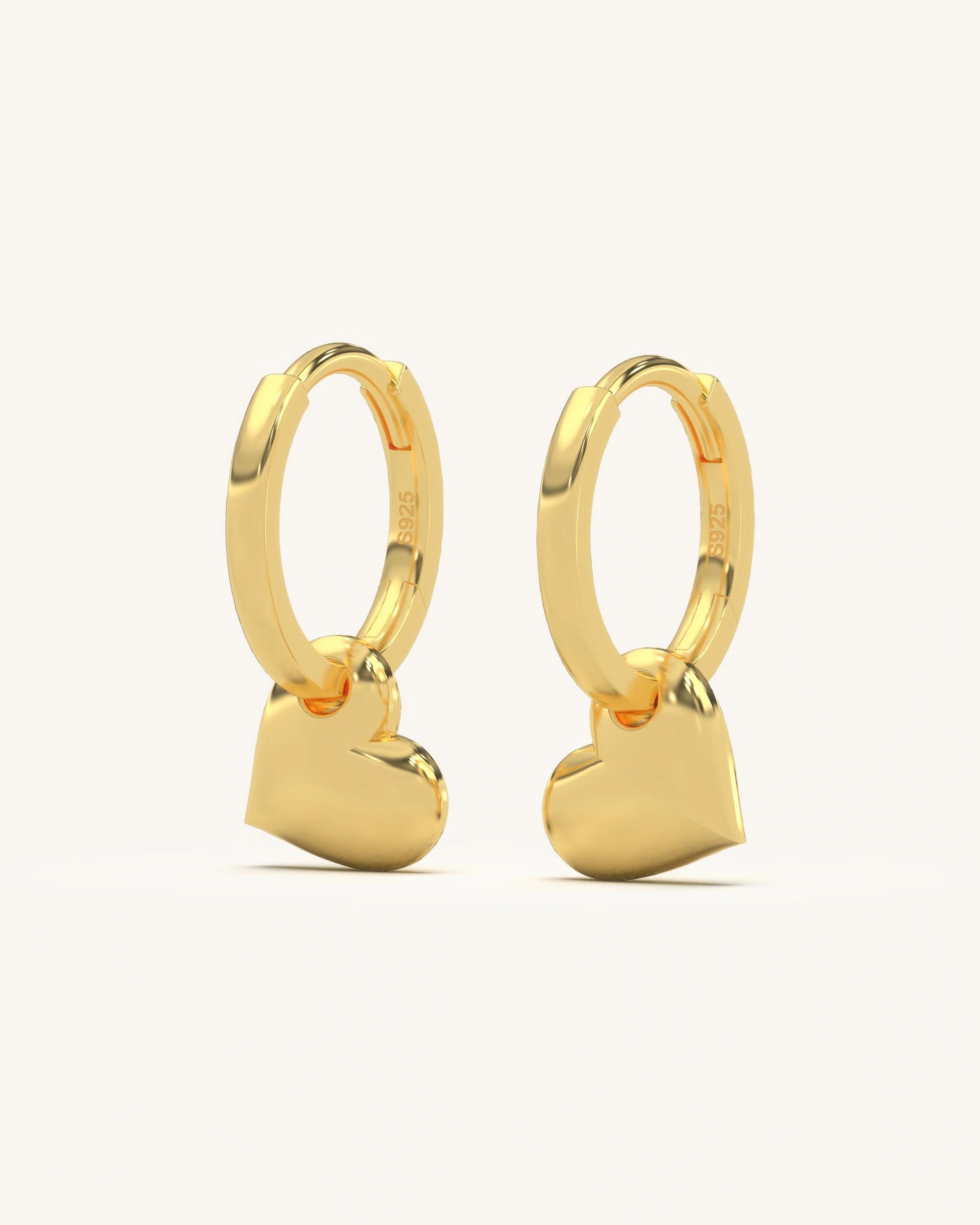 gold plated silver earrings