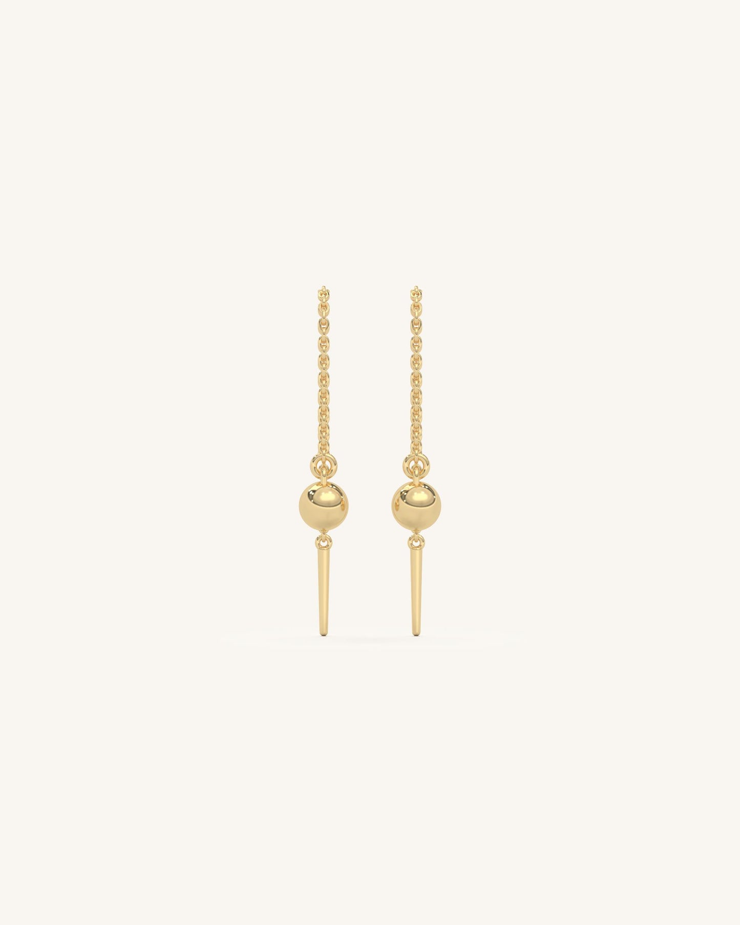Spike Drop Earrings