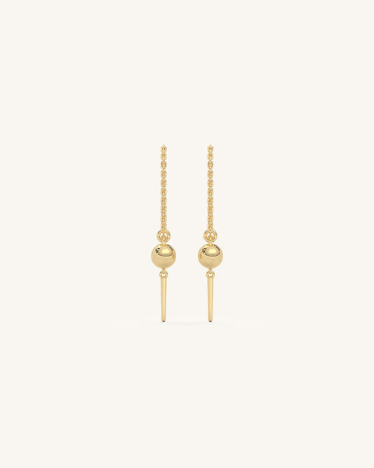 Spike Drop Earrings