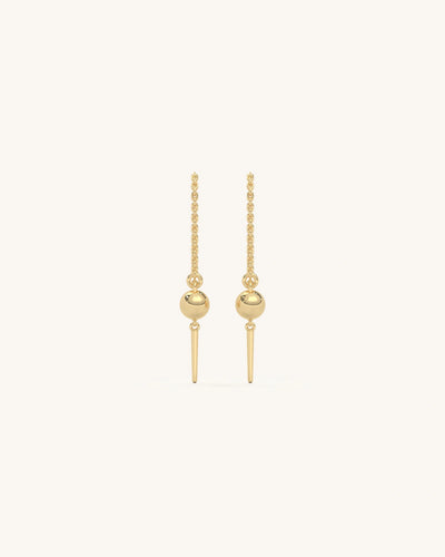 Spike Drop Earrings
