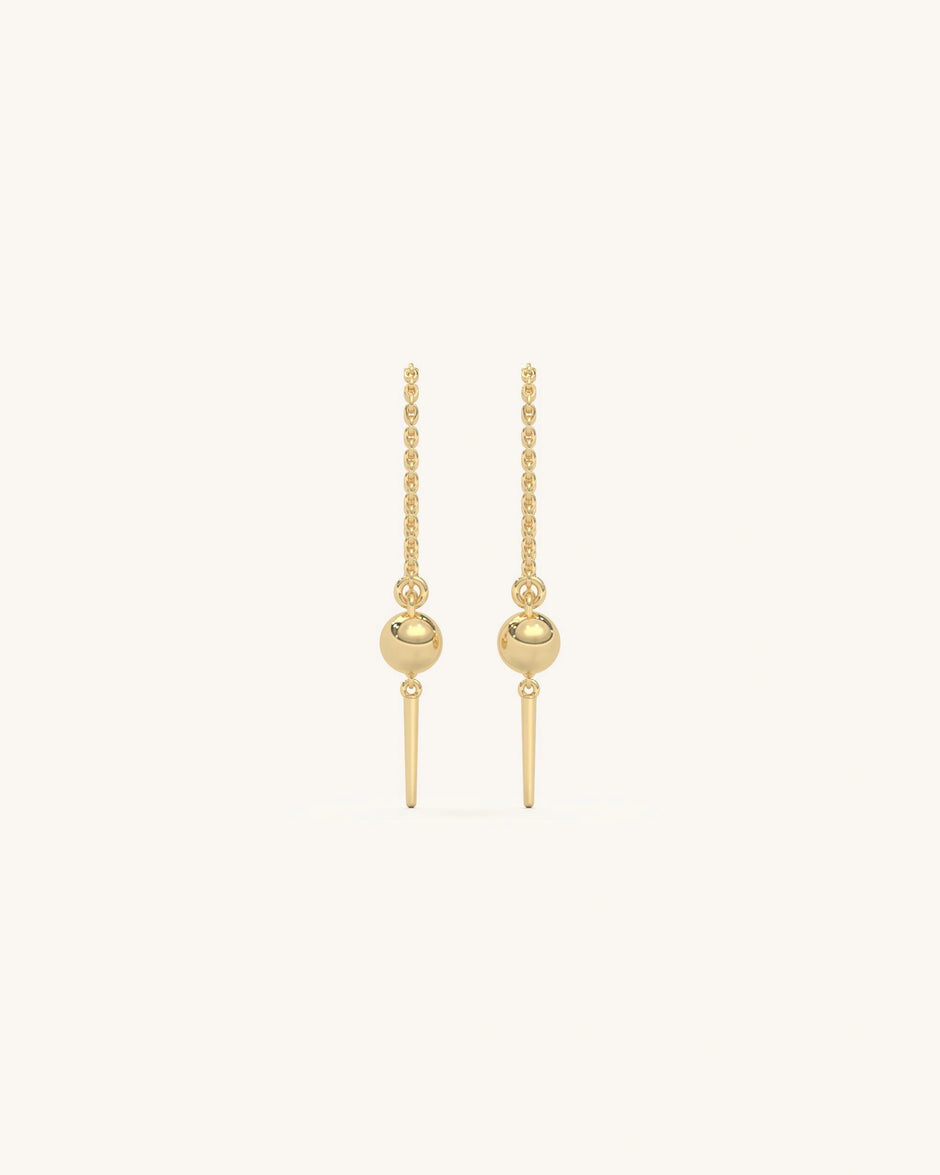Spike Drop Earrings